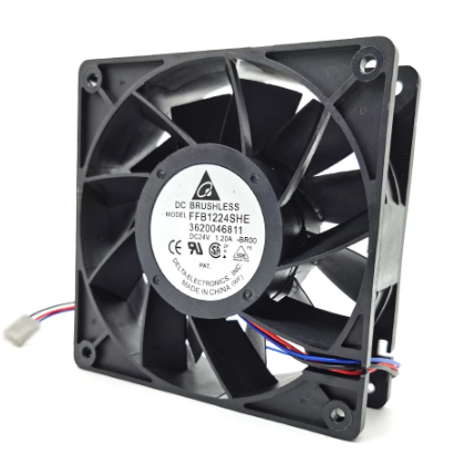 Original DELTA FFB1224SHE Cooling Fan 24V 1.2A 19.2W 3wires FFB1224SHE Fans